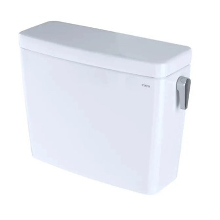 TOTO Drake 1.28 GPF Toilet Tank Only with Right-Hand Trip Lever, Less Seat, Cotton ST776ER#01